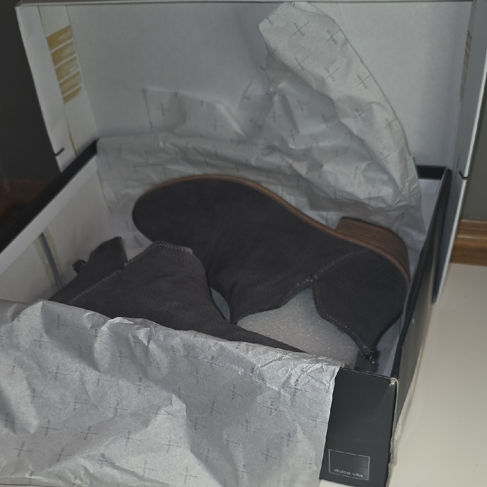 Dolce Vita Charcoal Ankle Boots